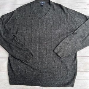 Dockers‎ Lightweight V Neck Sweater Size XL Gray